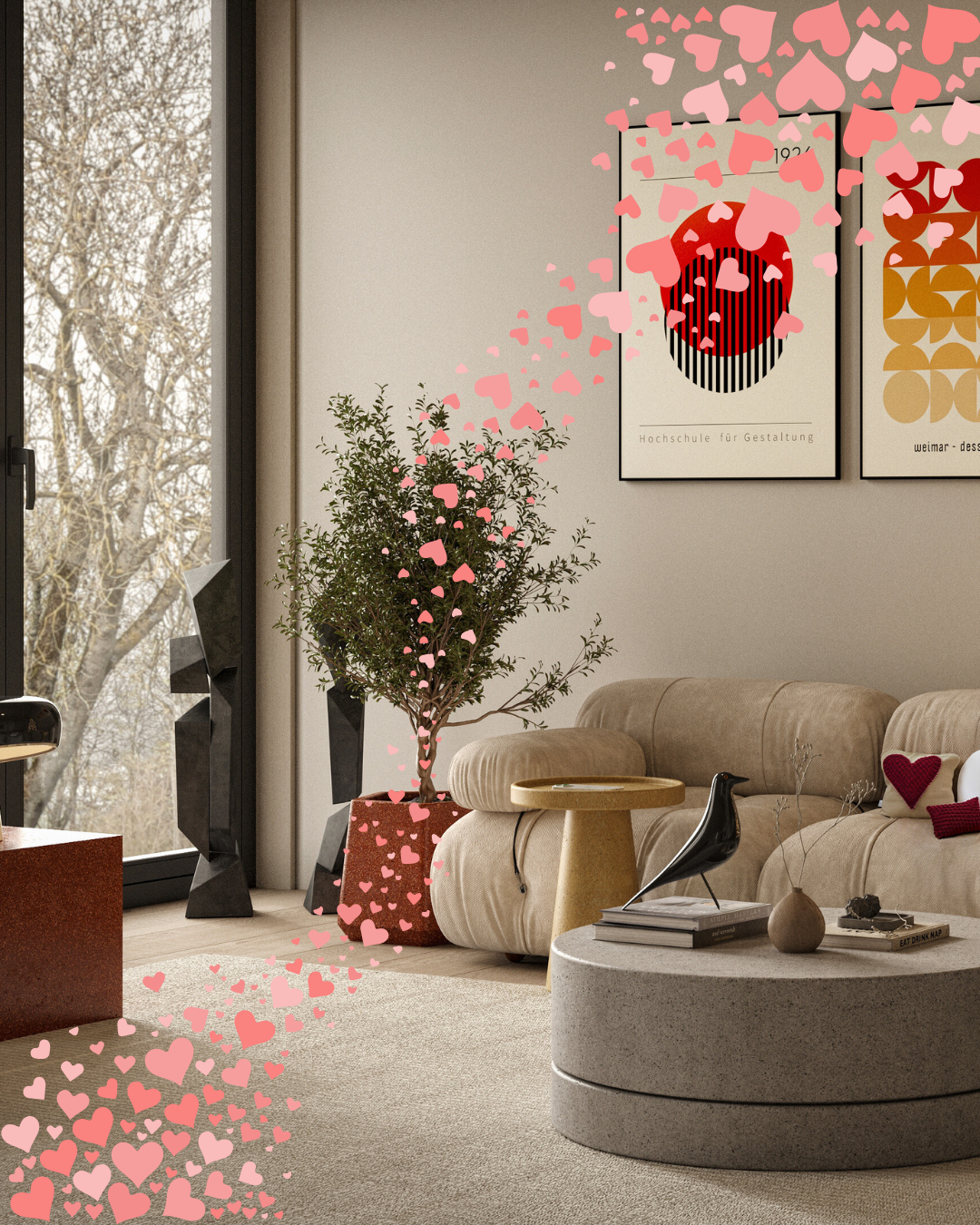 Askinizi Evinize Yansitin: Sevgililer Gunu Icin Romantik Bir Alan Nasil Olusturulur?